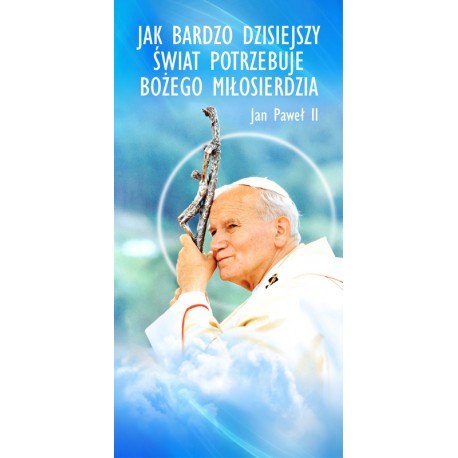 Baner na Rok Miłosierdzia Bożego (Jan Paweł II) 