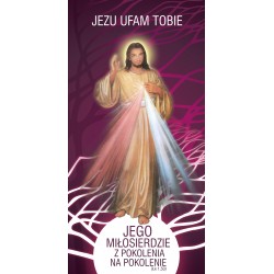 Baner na Rok Miłosierdzia Bożego  - JEZU UFAM TOBIE (J1)